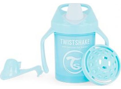 Twistshake učící netekoucí hrnek 230 ml pastelově modrý