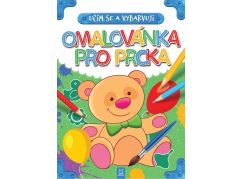 Učím se a vybarvuji. Omalovánka pro prcka
