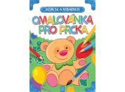 Učím se a vybarvuji. Omalovánka pro prcka