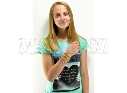 Udělej si svůj náramek 300ks gumiček sáček