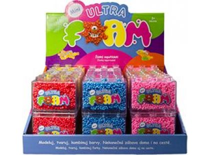Ultra Foam mix 9 barev modelovací hmota růžová
