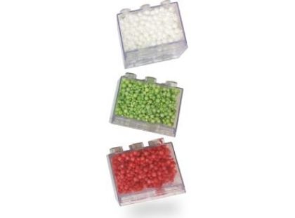 Ultra Foam mix balení 3 ks - zelená, červená, bílá modelovací hmota