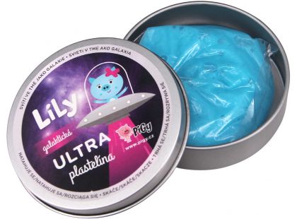Ultra Plastelína Lilly & Pigy, galaktická 50 g modrá