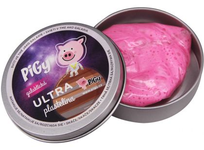 Ultra Plastelína Lilly & Pigy, galaktická 50 g růžová
