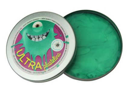 Ultra Plastelína Metalická 80g - Pastelová zelená