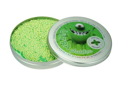 Ultra Plastelína s vůní a glitry - Svítící ve tmě 50 g - Borůvka - Poškozený obal