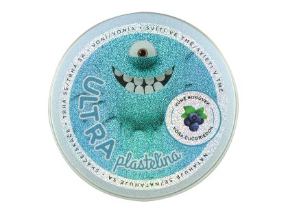 Ultra Plastelína s vůní a glitry - Svítící ve tmě 50 g - Vanilka - Poškozený obal