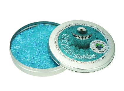 Ultra Plastelína s vůní a glitry - Svítící ve tmě 50 g - Vanilka - Poškozený obal