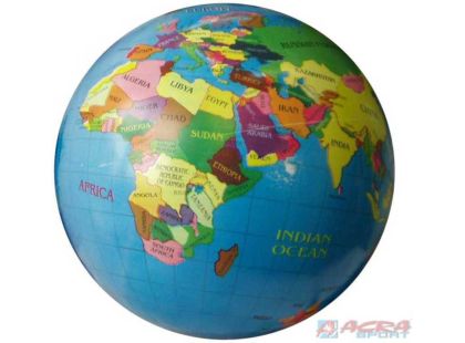 Unice Míč Mapa světa 23 cm