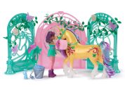 Unicorn Academy malá stáj s jednorožcem měnícím barvy