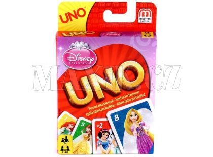 Uno karty Disney princezny