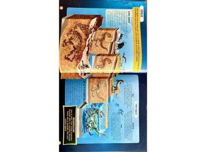 ÚŽASNÍ DINOSAUŘI - 3D MODEL - Zábavní encyklopedie, čti, uč se a skládej