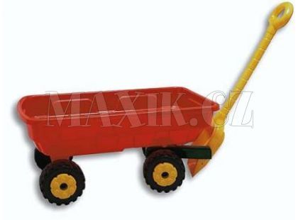 Valníček s lopatkou