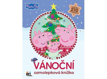 Vánoční samolepková knížka Prasátko Peppa