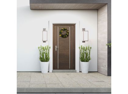 Vánoční věnec, průměr 40 cm, 15 x LED, IP44, 3 x AA, časovač - Poškozený obal