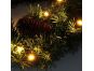 Vánoční věnec, průměr 40 cm, 15 x LED, IP44, 3 x AA, časovač 5