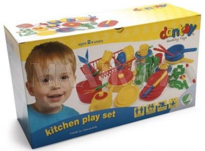 Velký kuchyňský hrací set v krabici 59 ks