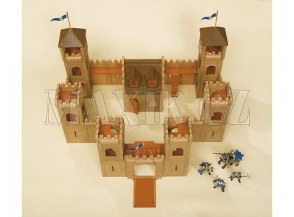 Velký rytířský hrad s příslušenstvím, 77 x 58 cm Simba