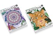Velká kniha omalovánek mandala mix obrázků