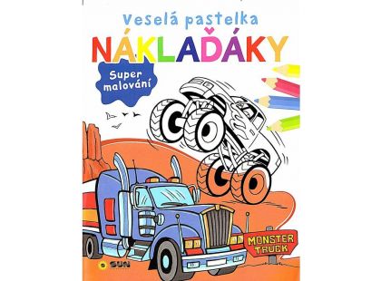 Veselá pastelka - náklaďáky