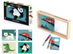 Vilac Dřevěná 4D skládačka Zvířátka