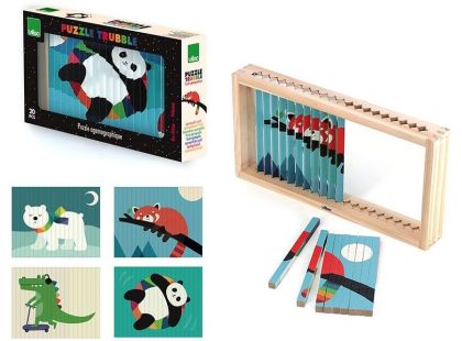 Vilac Dřevěná 4D skládačka Zvířátka