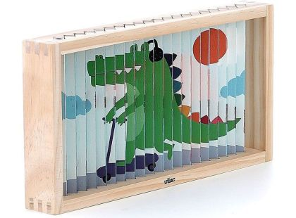 Vilac Dřevěná 4D skládačka Zvířátka