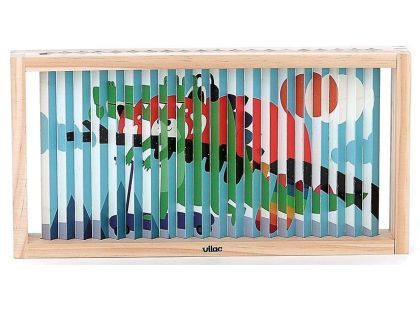 Vilac Dřevěná 4D skládačka Zvířátka