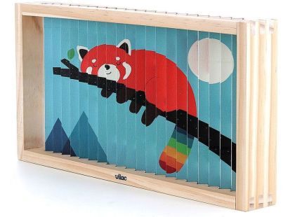 Vilac Dřevěná 4D skládačka Zvířátka