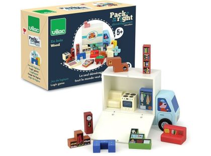 Vilac Dřevěná logická hra Nalož to správně! Stěhováci