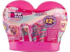 VIP Pets mini pejsek extra dlouhé vlasy Tmavě růžová