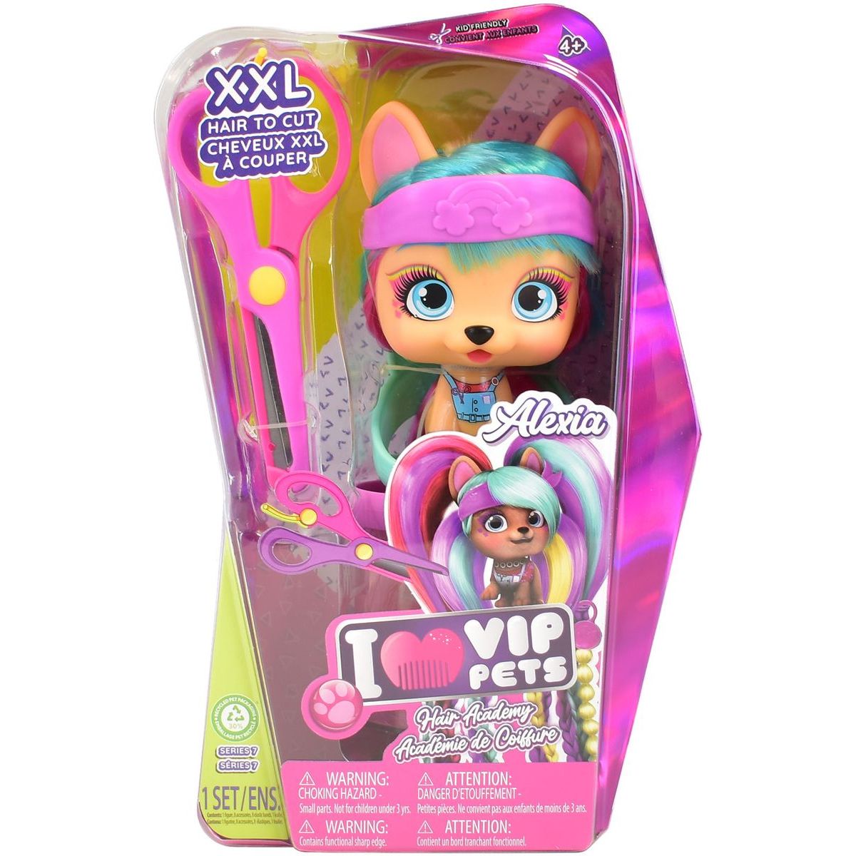 VIP Pets VIP figurka mazlíčka s vlasovým studiem Alexia
