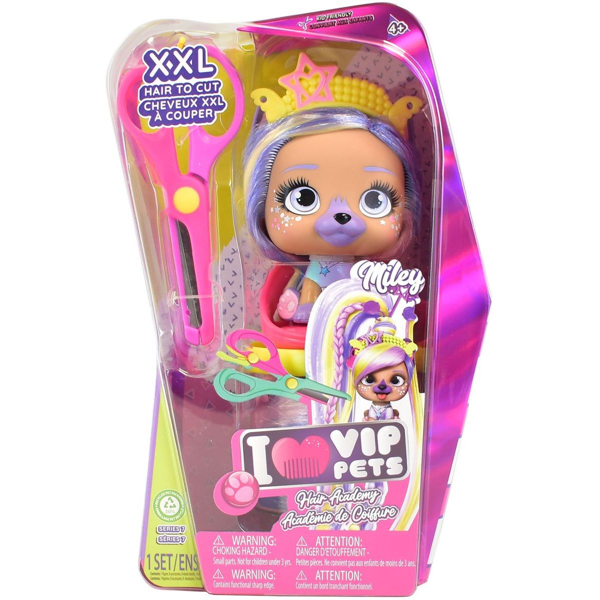 VIP Pets VIP figurka mazlíčka s vlasovým studiem Miley