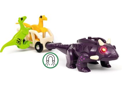 Vlaková sada dinosauří útok