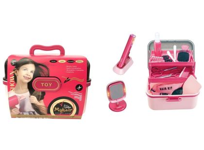 Vlasové studio vlasová žehlička + zrcadlo