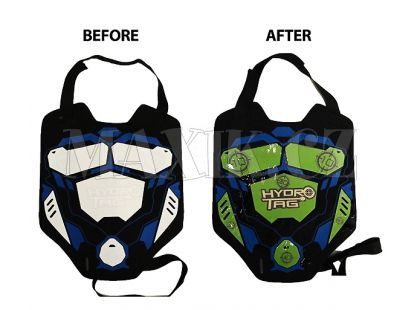 Vodní pistole s vestou