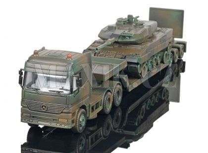 Vojenské nákladní auto + tank/helikoptéra 50cm Dickie 3534750