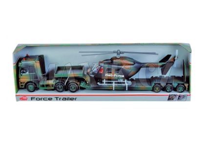 Vojenské nákladní auto + tank/helikoptéra 50cm Dickie 3534750