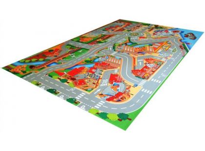 Vopi Hrací koberec město s přístavem 100 x 150 cm