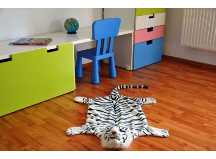 Vopi Předložka Tygr 3D bílý 50 x 85 cm