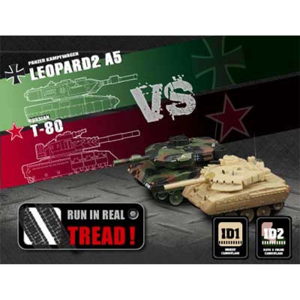 Vs Tank R VsTank R Double Leopard2 NATO vs.T80 Des. | Maxíkovy hračky