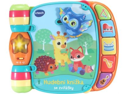 Vtech Hudební knížka se zvířátky CZ