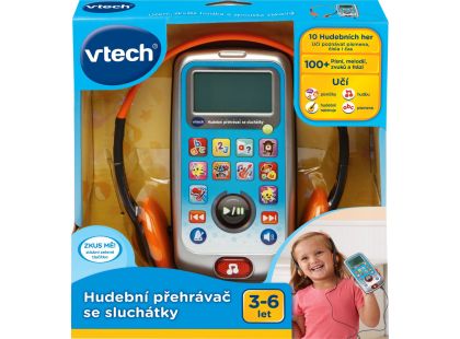 Vtech Hudební přehrávač se sluchátky CZ