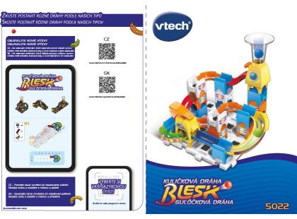 Vtech Kuličková dráha Blesk - Dvojitý skok CZ SK