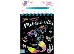 Vyškrabávací obrázky - Mořské víly