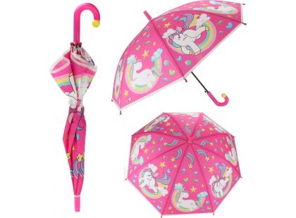 Vystřelovací dětský deštník Jednorožec