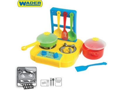 Wader Party World - Plynový sporák s nádobím