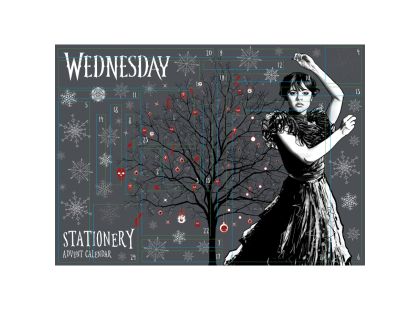 Wednesday adventní kalendář (papírenský)