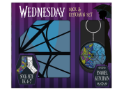 Wednesday dárkový set klíčenka a ponožky