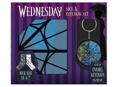 Wednesday dárkový set klíčenka a ponožky